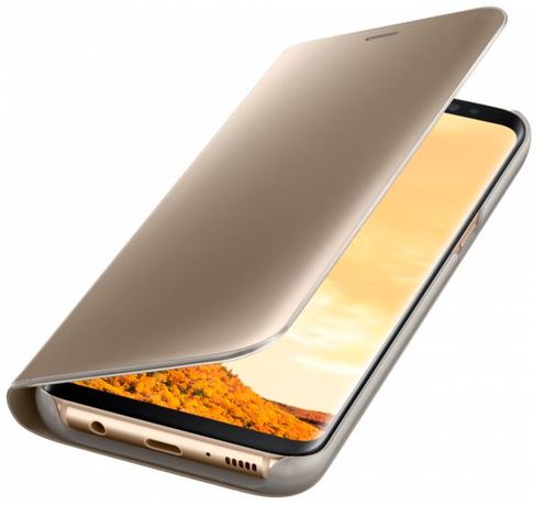 Чохол Samsung for Galaxy S8 - Clear View Standing Cover Gold (EF-ZG950CFEGRU)