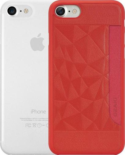 iPhone 7 - Ocoat Jelly Pocket Red/Clear