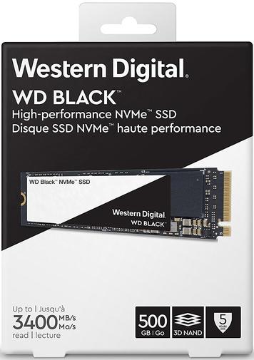 Твердотільний накопичувач Western Digital Black 2280 PCIe 3x4 NVMe 500GB WDS500G2X0C