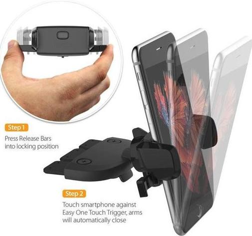 Кріплення для мобільного телефону iOttie Easy One Touch Mini CD Slot Mount Holder Cradle (HLCRIO123)