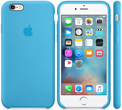 Чохол HCopy for iPhone 6/6s - Silicone Case Ocean Blue (46537)