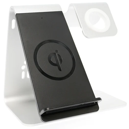 Фото: Док-станція Bestand Wireless Charge iPhone plus iWatch Silver № 8 | KTC