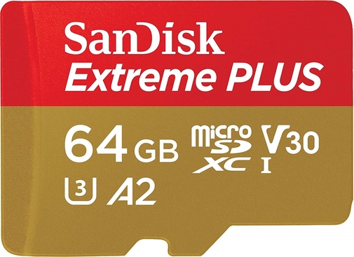 Карта пам'яті SanDisk Extreme Plus V30 Micro SDXC 64GB SDSQXBZ-064G-GN6MA