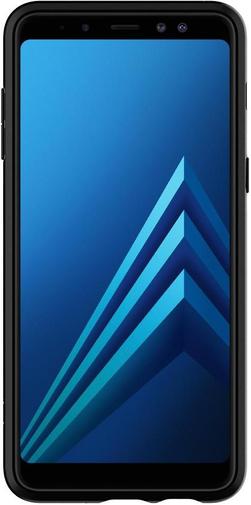 Чохол Spigen for Samsung Galaxy A8 2018 - Liquid Air Matte Black (590CS22747)