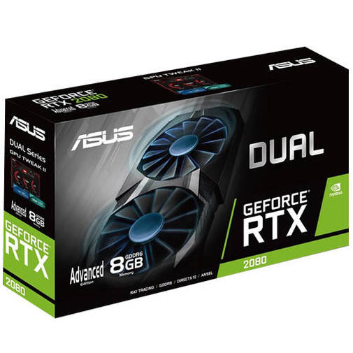 Відеокарта ASUS RTX 2080 Dual Advanced Edition (DUAL-RTX2080-A8G)