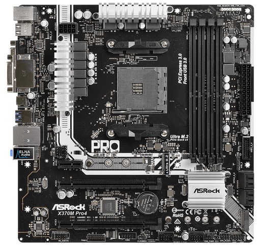 Материнська плата AsRock X370M Pro4 (X370M PRO4)