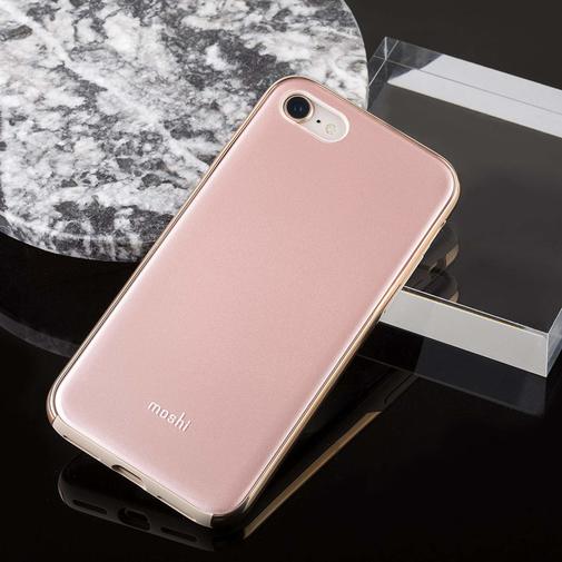 Чохол Moshi for Apple iPhone 8/7 - iGlaze Ultra Slim Snap On Case Armour Taupe Pink (99MO088305)