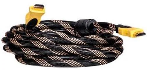 Фото: Кабель PowerPlant HDMI / HDMI v1.3 5m Black/Yellow (KD00AS1197) № 4 | KTC