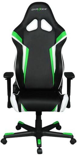 Крісло ігрове DXRacer Racing OH/RZ288/NEW, Black/Green/White