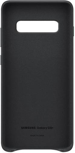 Чохол-накладка Samsung для S10 Plus (G975) - Leather Cover Black
