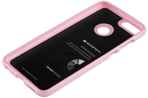 Чохол Goospery for Huawei P Smart - Jelly Case Pink