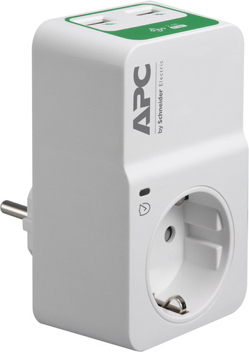 Мережевий фільтр APC PM1WU2-RS 2xUSB White