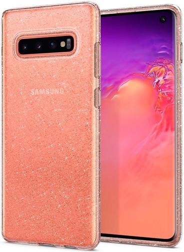 Чохол-накладка Spigen для Samsung Galaxy S10 - Case Liquid Crystal Glitter Quartz