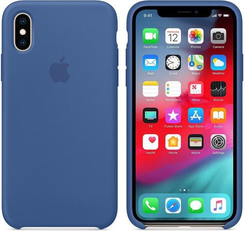 Чохол HCopy for iPhone Xs Max - Silicone Case Delft Blue (ASCXSMDLB)