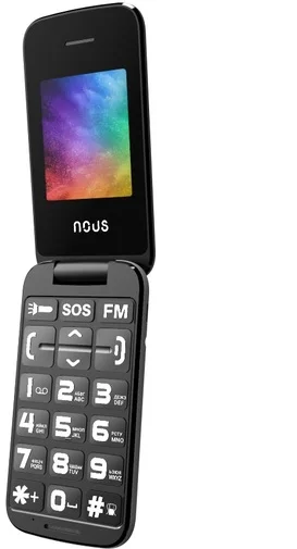 Фото: Мобільний телефон Nous Helper Flip Black (NS 2435 Black) № 9 | KTC