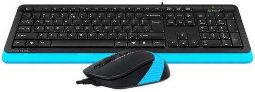 Комплект клавіатура+миша A4tech F1010 Blue