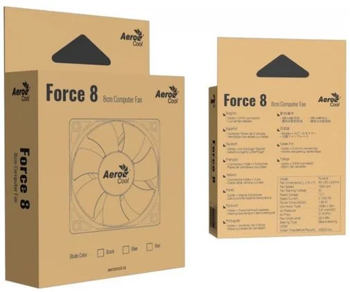 Фото: Кулер AeroCool Force 8 Black Molex № 6 | KTC