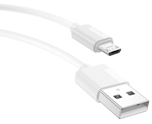 Кабель T-PHOX Nets T-M801 AM / Micro USB 0.3m White (T-M801 White 0.3m)