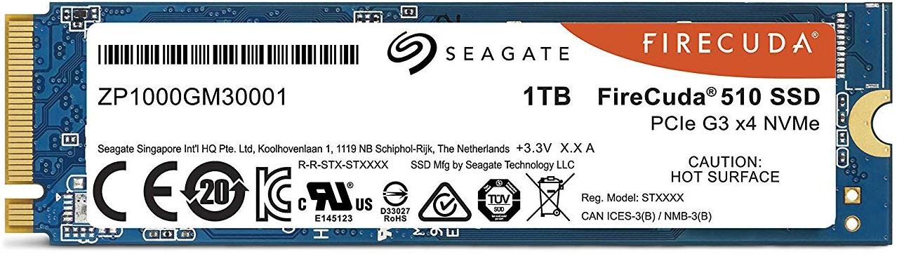 Твердотільний накопичувач Seagate FireCuda 510 2280 PCIe 3.0 x4 1TB ZP1000GM30011