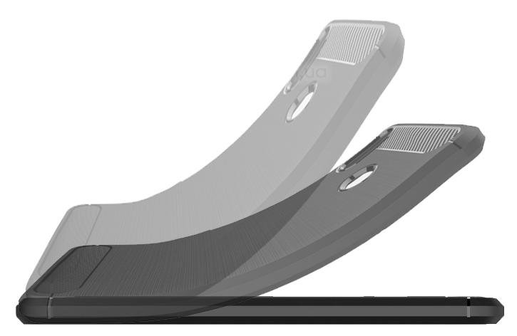 Чохол-накладка ArmorStandart для Huawei P20 Lite - Soft Shell, Black