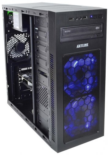 ПК ARTLINE Gaming X31 (X31v09) Intel Core i3-9100F 3.6-4.2 GHz/16GB/1TB+240GB/GTX 1650 4GB/No ODD/No OS