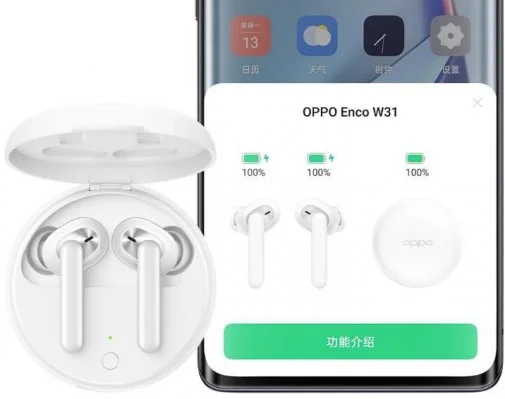 Фото: Навушники OPPO Enco W31 White № 11 | KTC