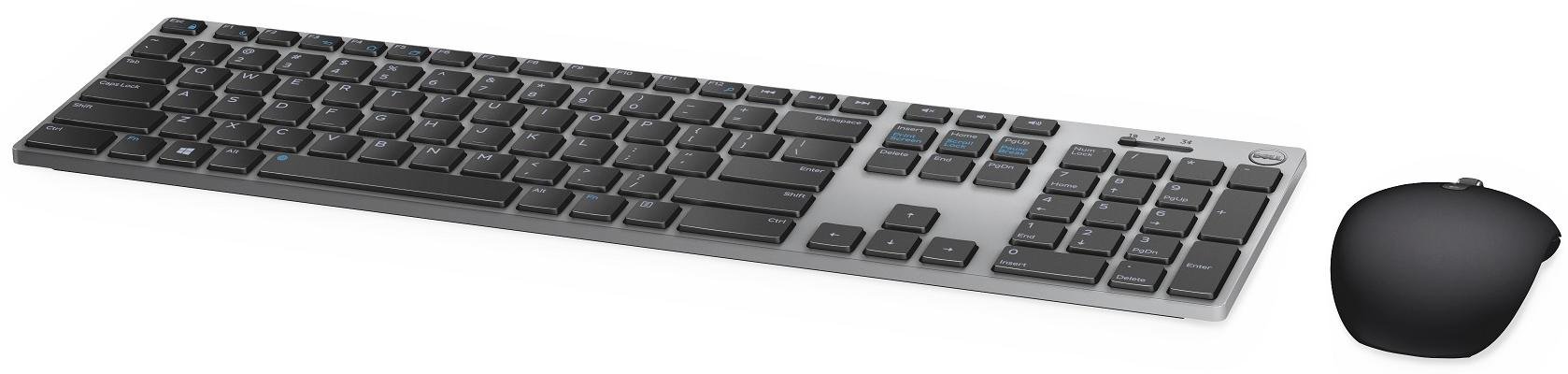 Комплект клавіатура+миша Dell KM717 Black/Silver (580-AFQE)