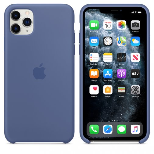 Чохол HiC for iPhone 11 Pro Max - Silicone Case Linen Blue (ASC11PMLNBLE)
