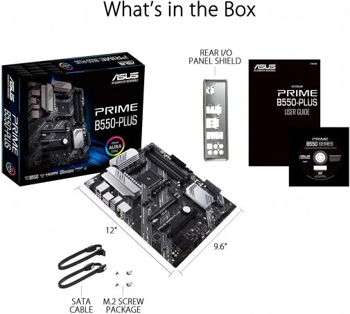 Фото: Материнська плата ASUS PRIME B550-PLUS № 6 | KTC