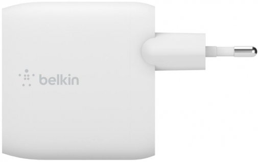 Зарядний пристрій Belkin Home Charger White with Type-C cable (WCE002VF1MWH)