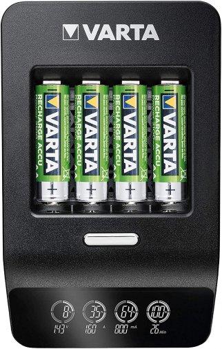 Зарядний пристрій Varta LCD Ultra Fast Plus (+4xAA 2100mAh) (57685101441)