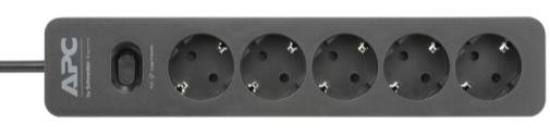 Мережевий фільтр APC Essential SurgeArrest 5/1.52m Black (PME5B-RS)