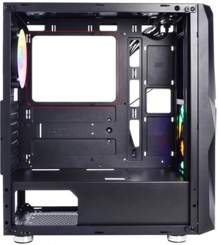 Корпус QUBE Turbo Black with window (TURBO_FMNU3)