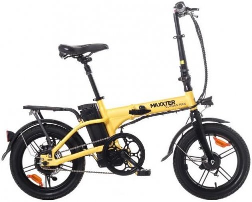 Електровелосипед Maxxter URBAN PLUS Yellow-Black