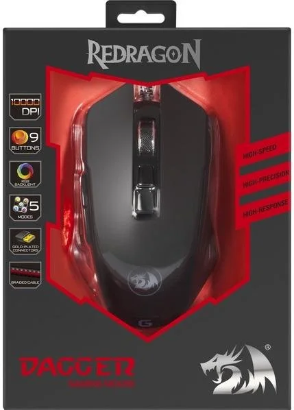 Фото: Миша Redragon Dagger Black (75092) № 13 | KTC