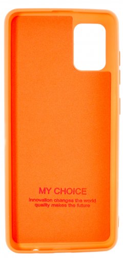 Чохол Device for Samsung A31 A315 2020 - Original Silicone Case HQ Orange