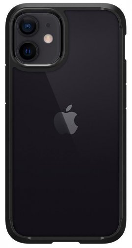 Чохол-накладка Spigen для iPhone 12 Mini - Crystal Hybrid Matte Black