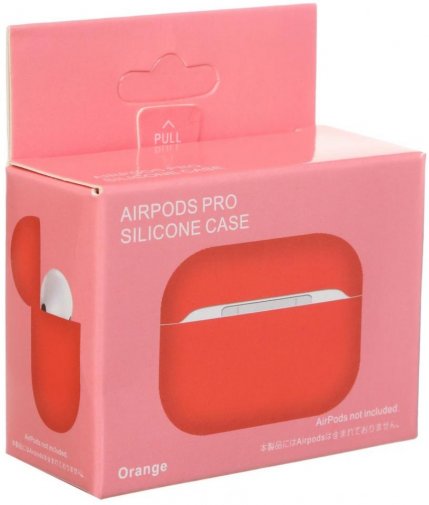 Чохол HiC for Airpods Pro - Silicone Case Orange