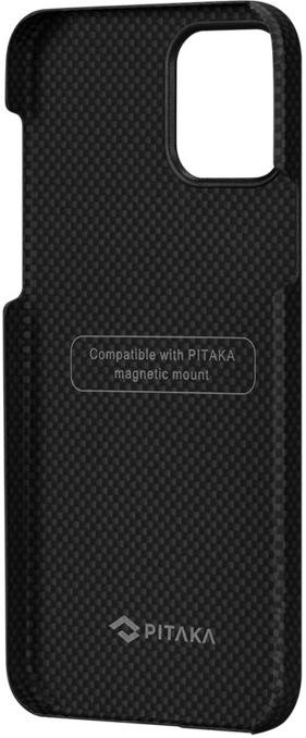 Чохол Pitaka for iPhone 12 Pro - MagEZ Case Plain Black/Grey (KI1202P)