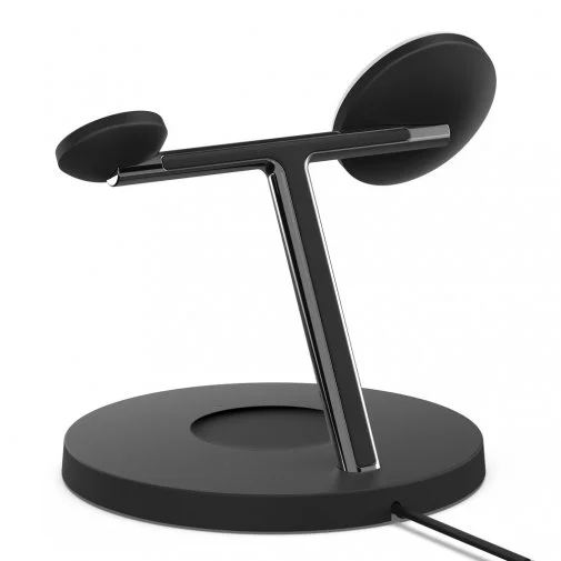 Фото: Бездротова зарядна станція Belkin 3in1 MagSafe iPhone 12 Wireless Charger Black (WIZ009vfBK) № 12 | KTC