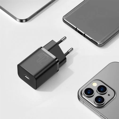 Фото: Зарядний пристрій Baseus Super Si Quick Charger PD 20W Black (CCSUP-B01) № 16 | KTC