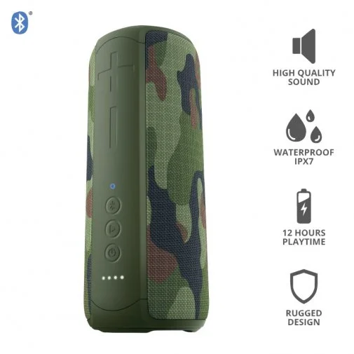 Фото: Портативна колонка Trust Caro Max Powerful Bluetooth Camo (23960_TRUST) № 23 | KTC
