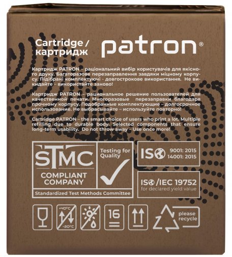 Сумісний картридж PATRON for Canon 054 Black Green Label (CT-CAN-054-B-PN-GL)