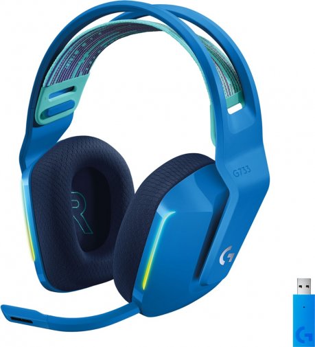 Гарнітура Logitech Lightspeed Wireless RGB Gaming Headset G733 Blue (981-000943)