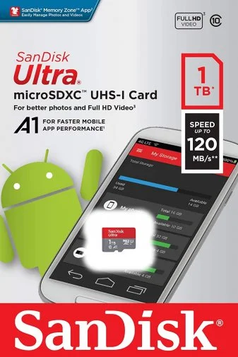 Фото: FLASH пам'ять SanDisk Ultra A1 Micro SDXC 1TB (SDSQUA4-1T00-GN6MN) № 7 | KTC