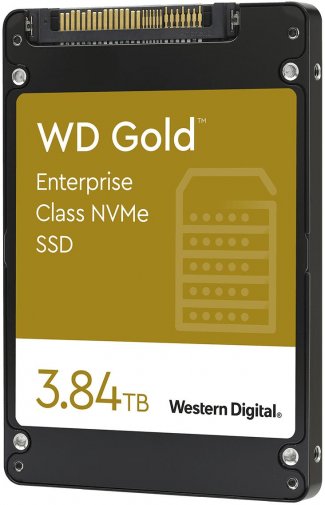 Твердотільний накопичувач Western Digital Gold Enterprise PCIe 3.1 x4 NVMe 3.84TB (WDS384T1D0D)