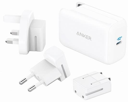 Зарядний пристрій Anker PowerPort III 65W GaN White (A2712H21)