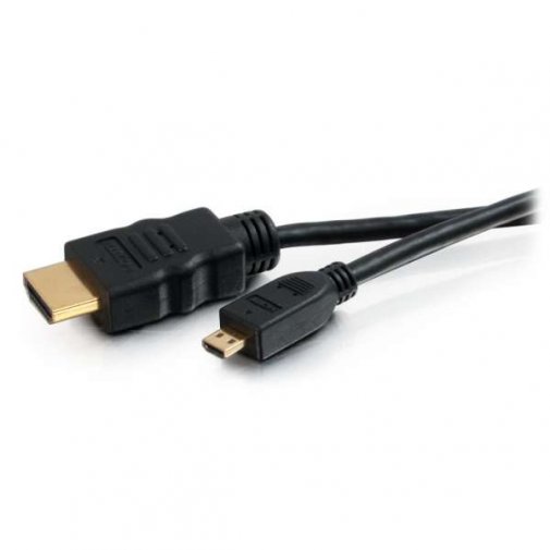 Кабель C2G High Speed v1.4 HDMI / micro HDMI 0.5m Black (CG82026)