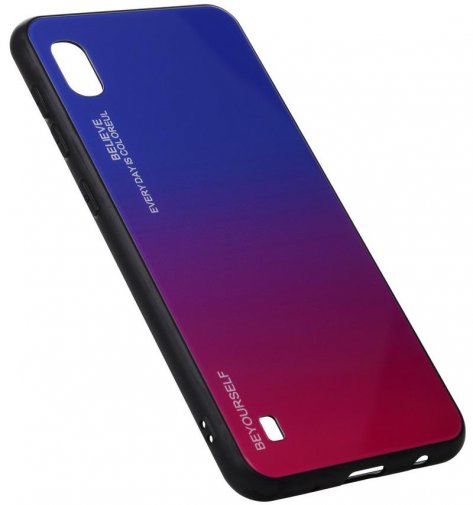 Чохол BeCover for Samsung A20s 2019 A207 - Gradient Glass Blue/Red (704429)