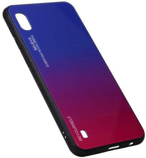 Чохол BeCover for Vivo Y91c - Gradient Glass Blue/Red (704048)
